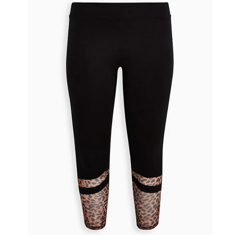 Torrid Cop Legging, Leopard Mesh